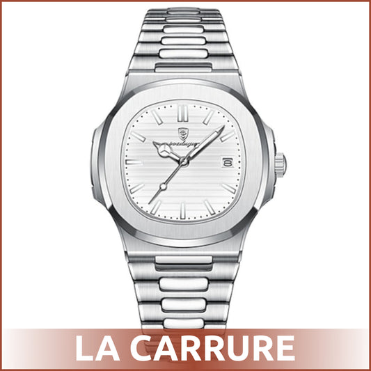 Montre de Luxe Poedagar (blanc)